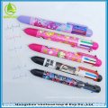 2015 good quality promotional 6 color changing pen